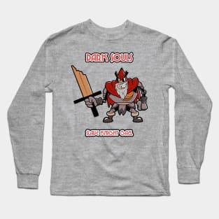 Slave Knight Gael in Cuphead Style! Long Sleeve T-Shirt